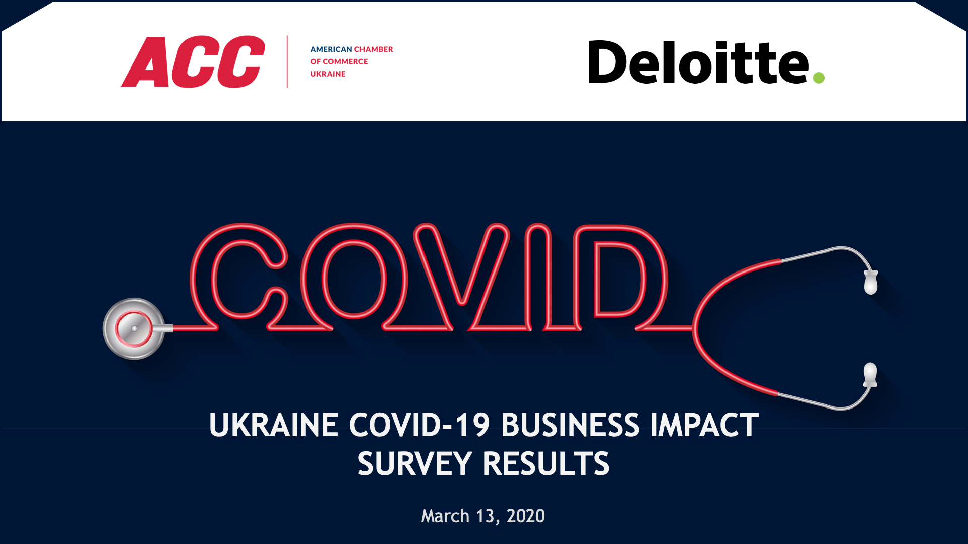 Businesses preparing for a slowdown in sales and cash flow challenges due to COVID-19 pandemic – Survey of the American Chamber of Commerce in Ukraine and Deloitte