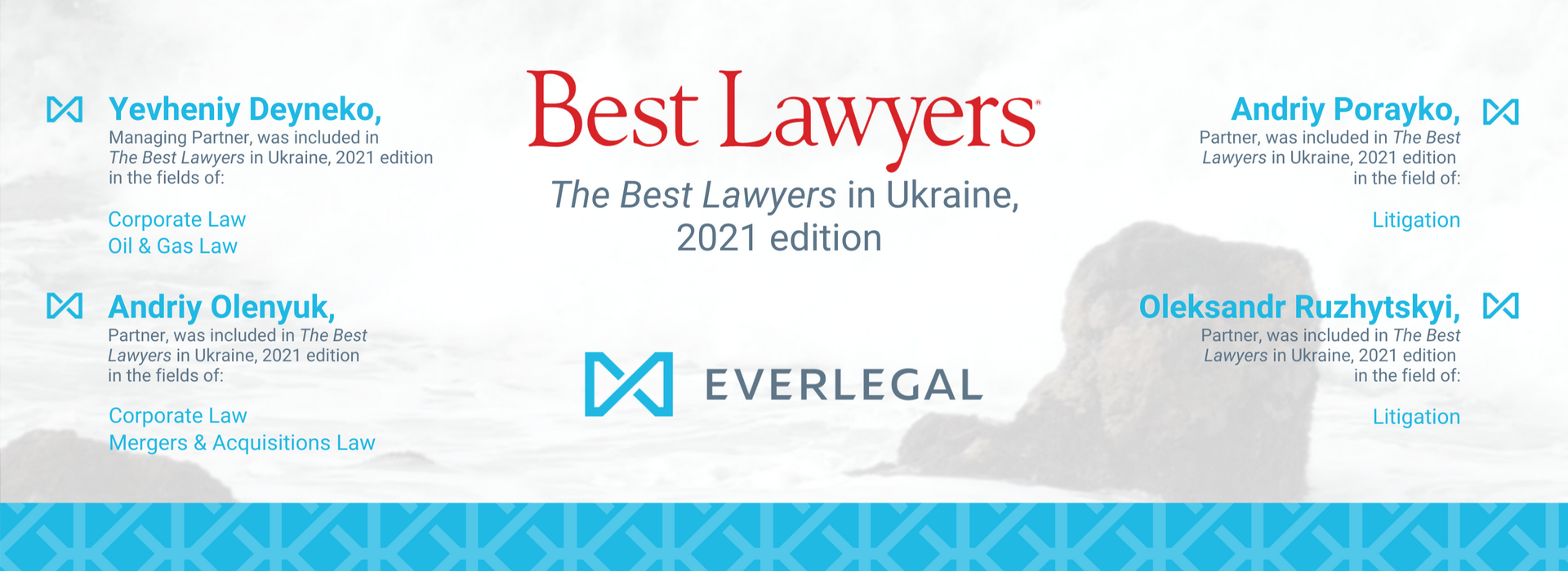 EVERLEGAL Partners Are Recommended by The Best Lawyers 2021 in Ukraine
