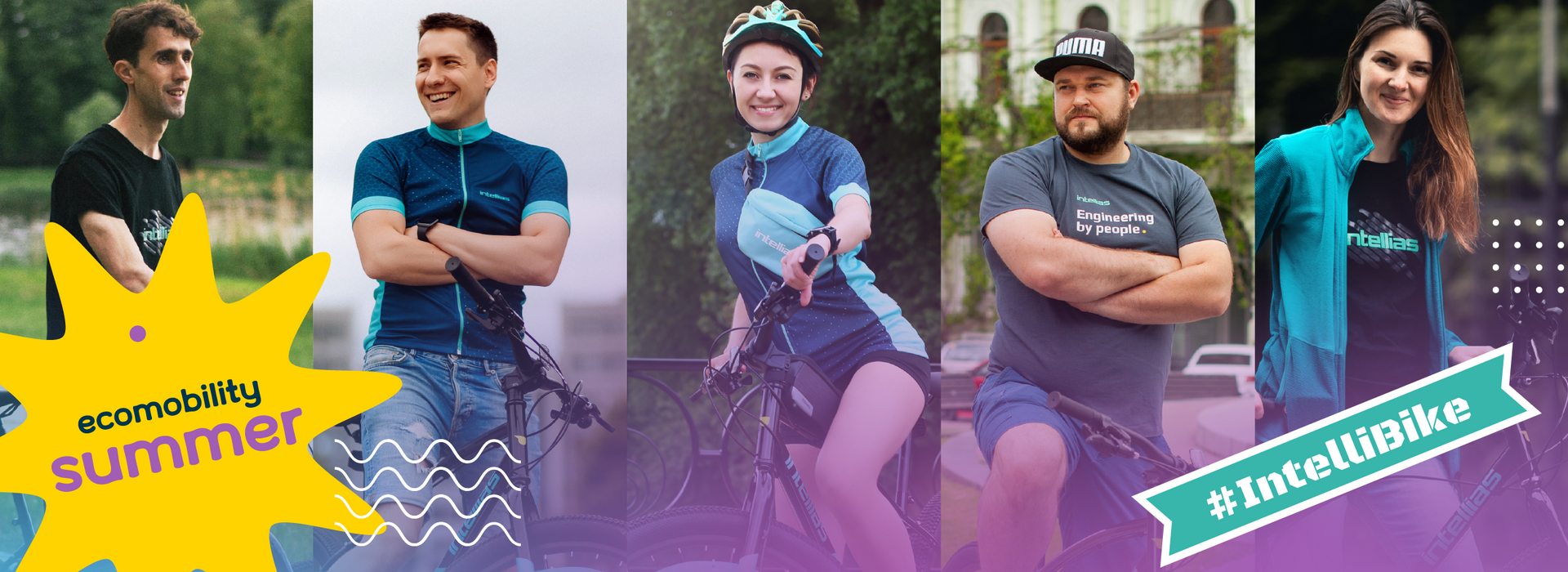 Екомобільне літо — як Intellias будує велокультуру у п’яти містах України