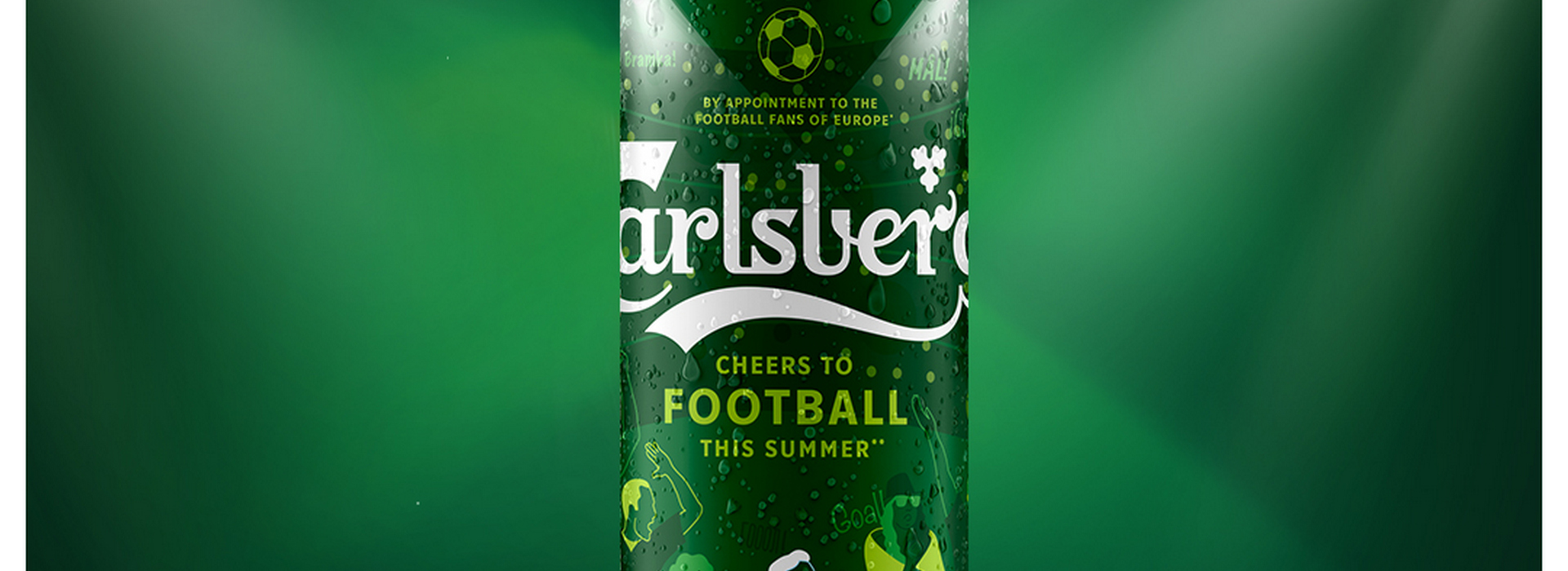Carlsberg Releases Limited Design Banks in Honor of Football Fans