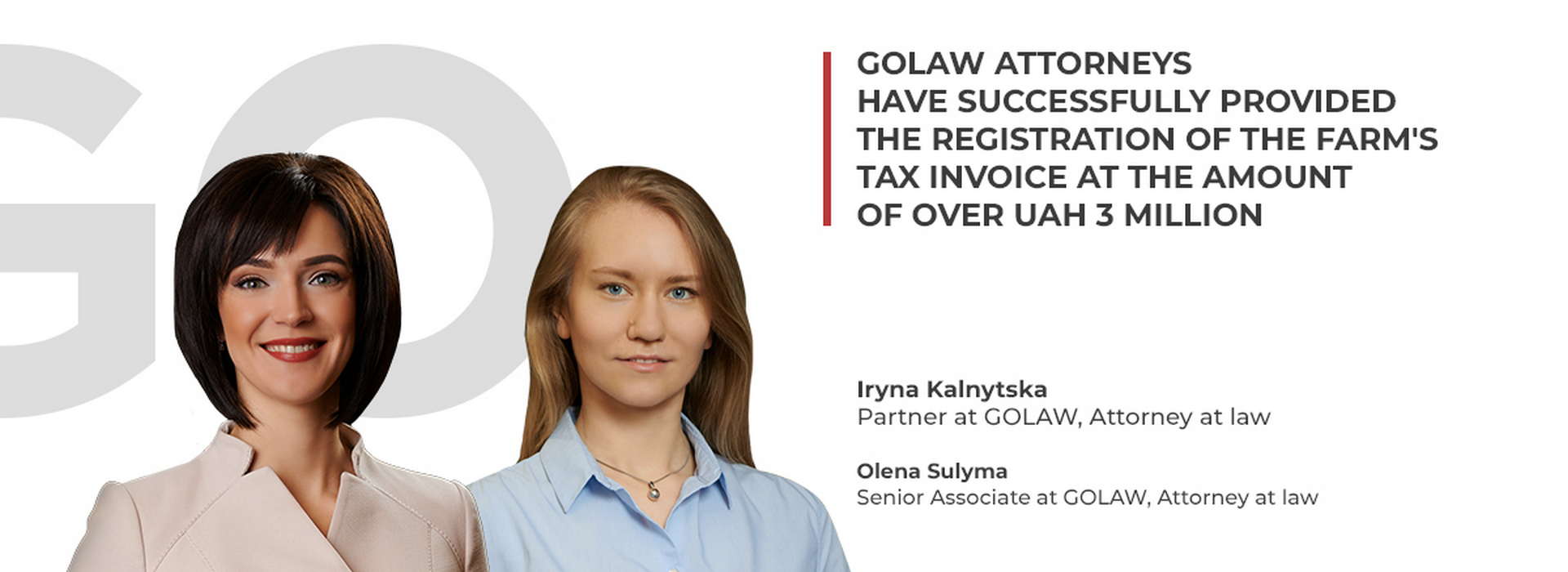 GOLAW Attorneys Have Successfully Defended the Interests of the Farm in a Dispute with the Tax Authorities Regarding Blocking the Tax Invoice