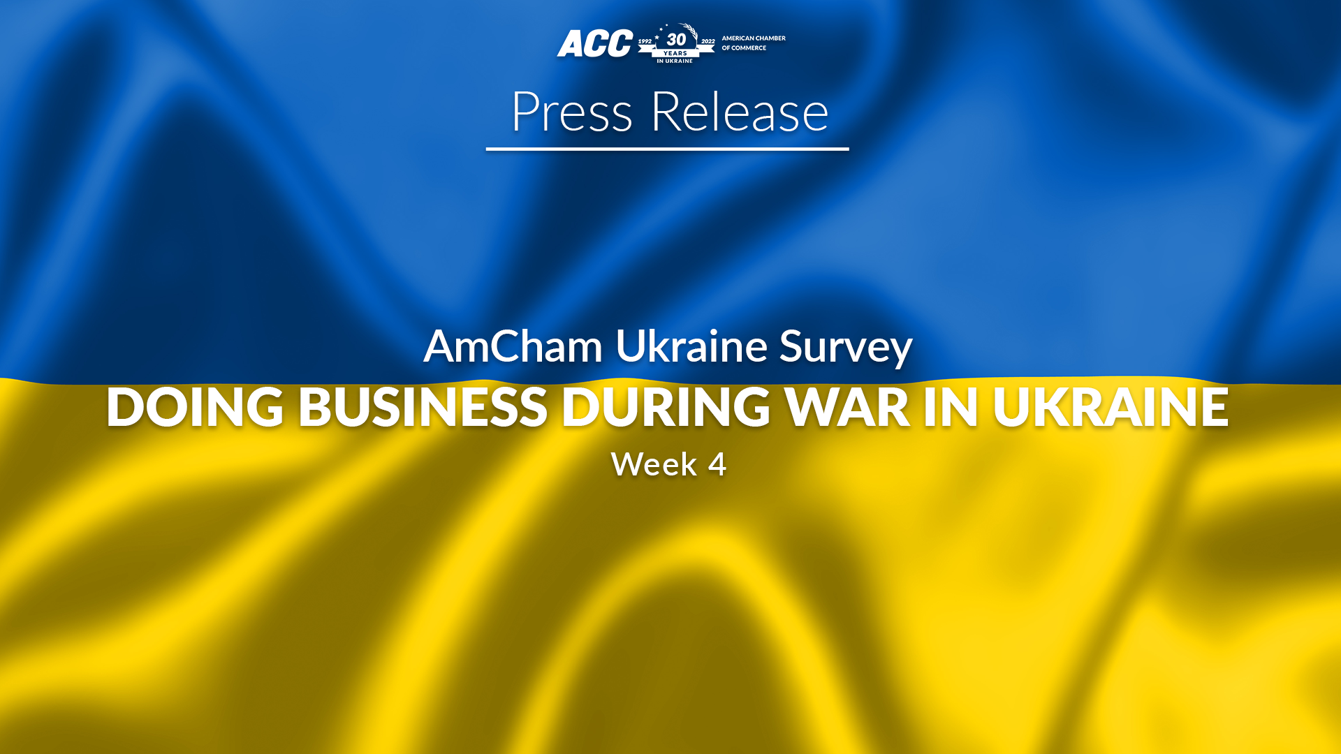 86% of AmCham Ukraine members support a global boycott of companies that have kept their operations open in Russia