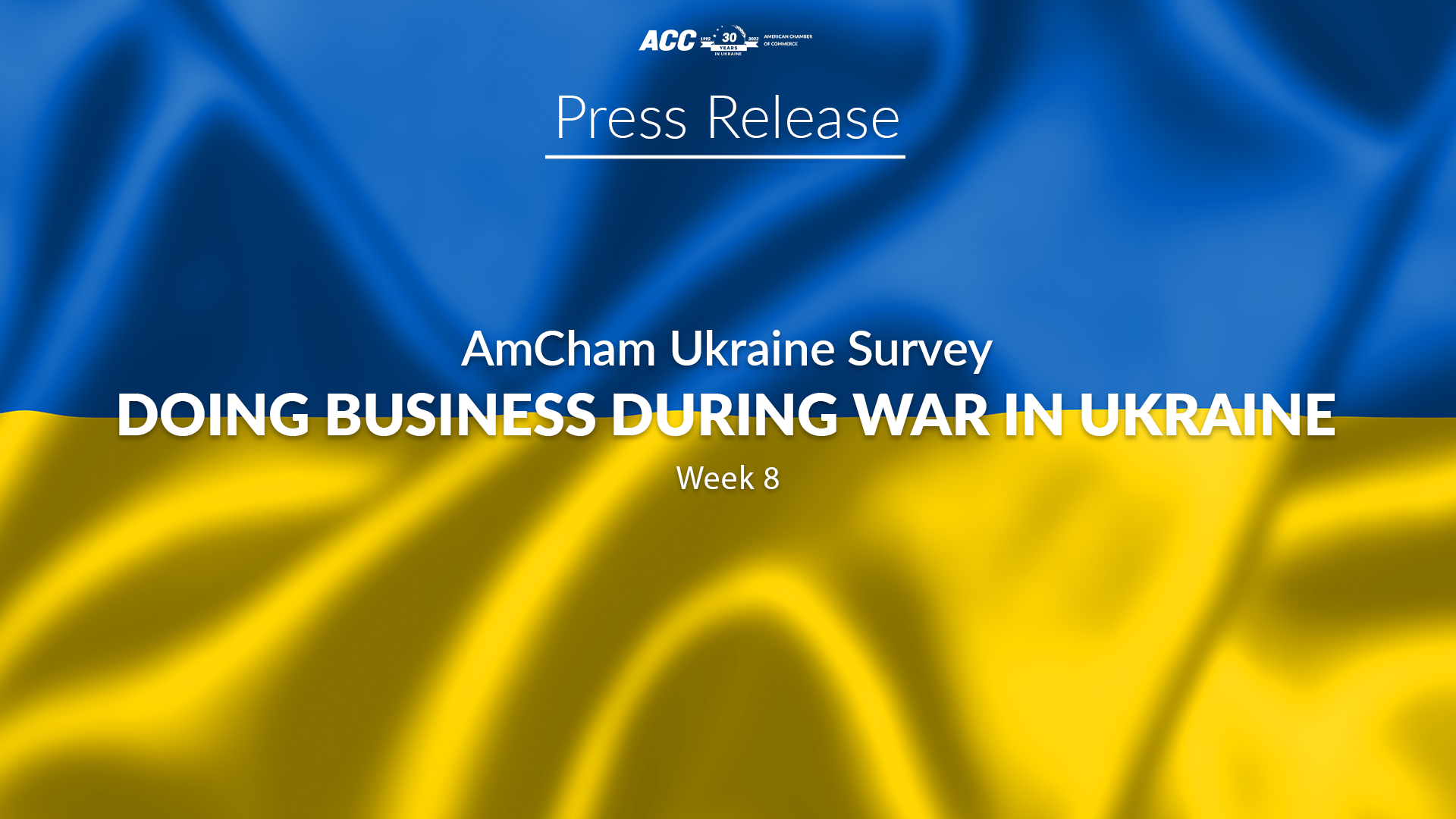 Результати останнього опитування Палати – 87% компаній-членів готові активно долучатися до відбудови економіки України після війни