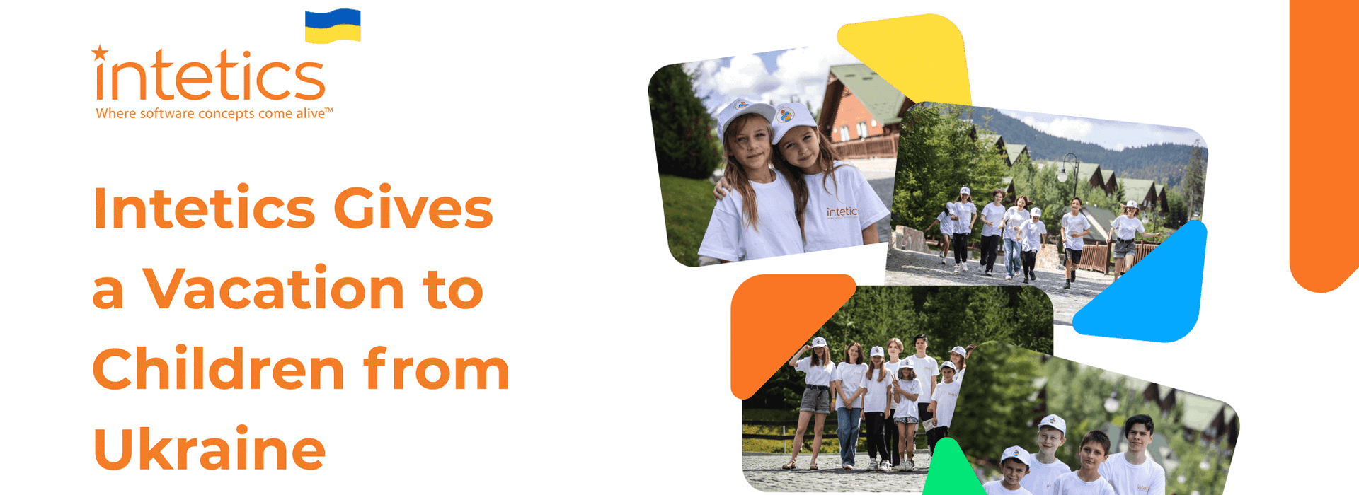 Intetics Gives a Vacation to Children from Ukraine