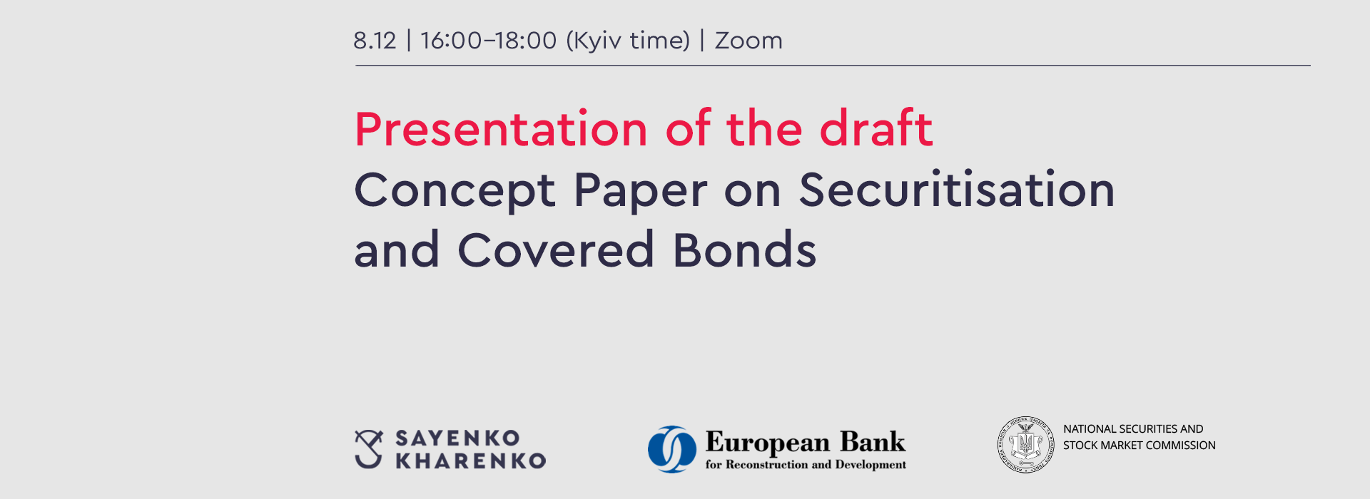 Presentation of the draft Concept Paper on Securitisation and Covered Bonds