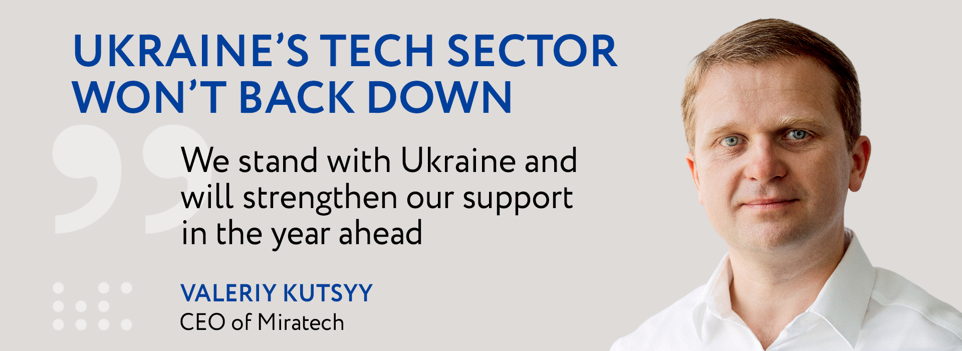Ukraine’s Tech Sector Won’t Back Down