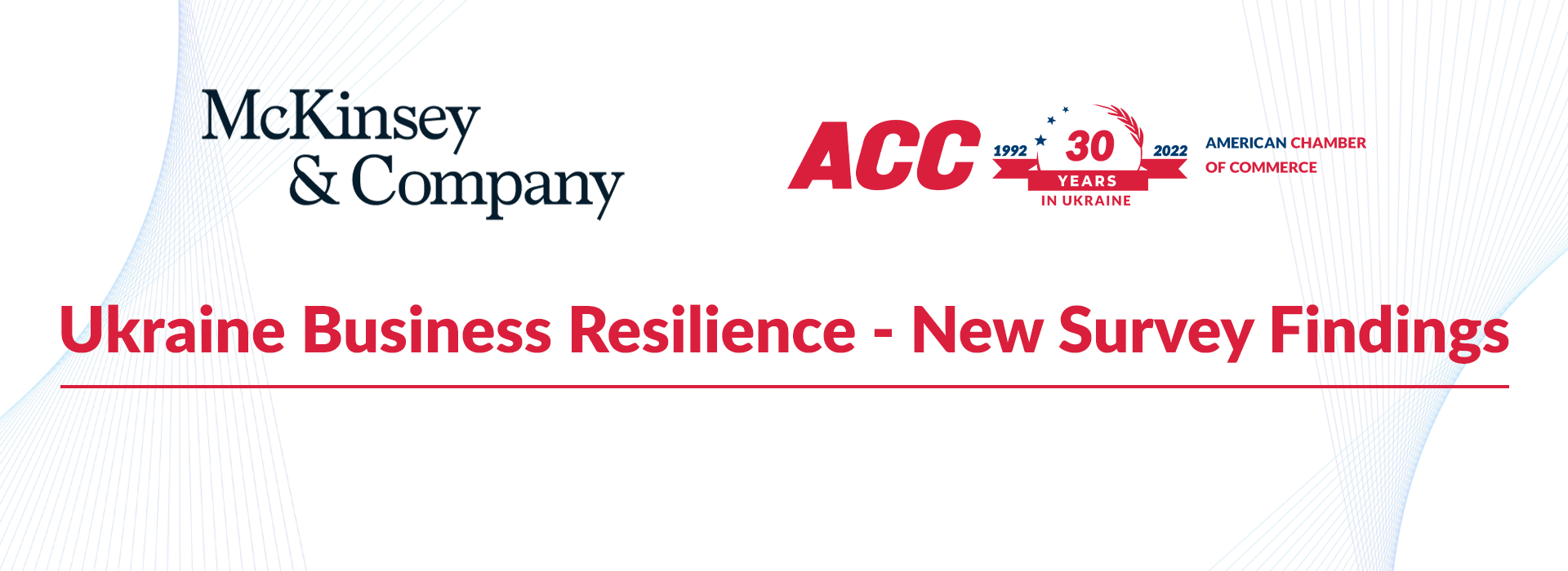AmCham/McKinsey Ukraine Business Resilience Survey Findings