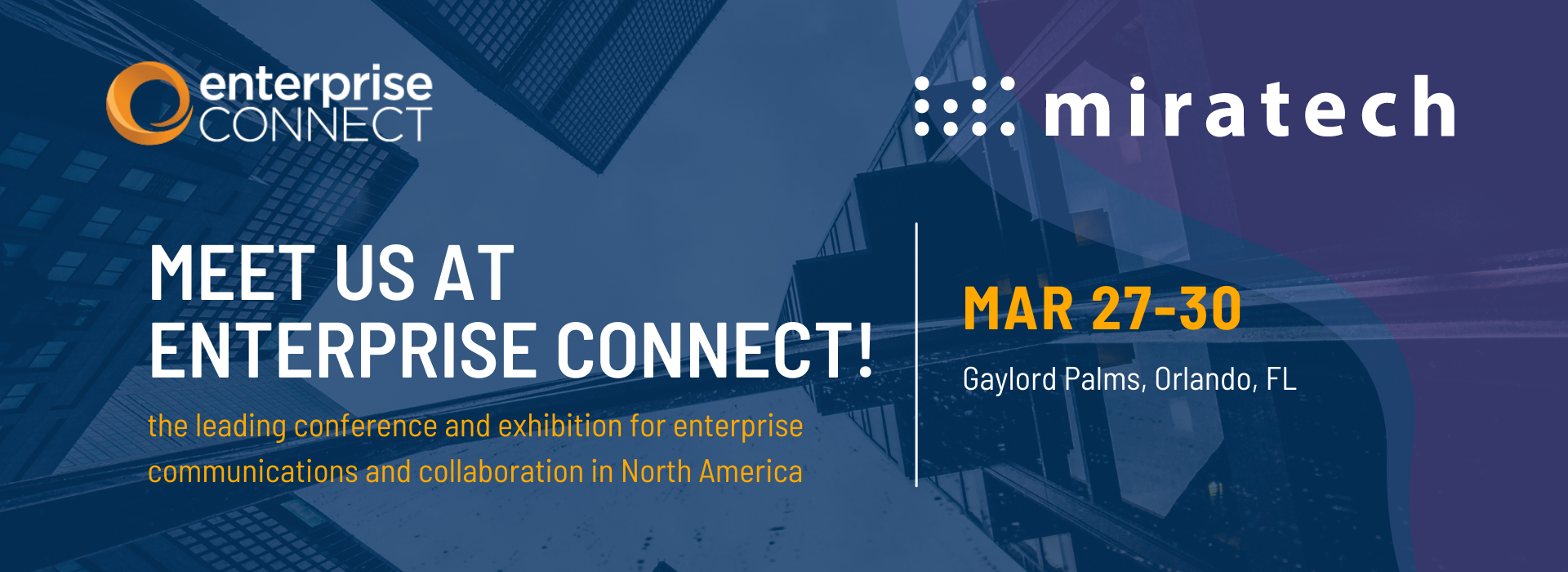 Join Miratech at Enterprise Connect 2023