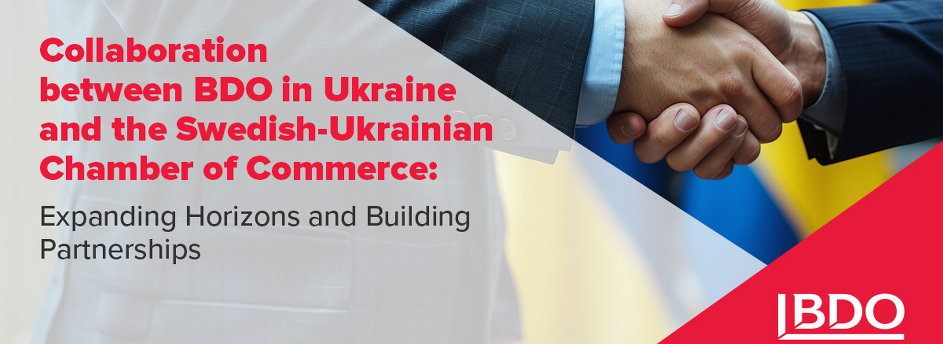 Collaboration Between BDO in Ukraine and the Swedish-Ukrainian Chamber of Commerce: Expanding Horizons and Building Partnerships