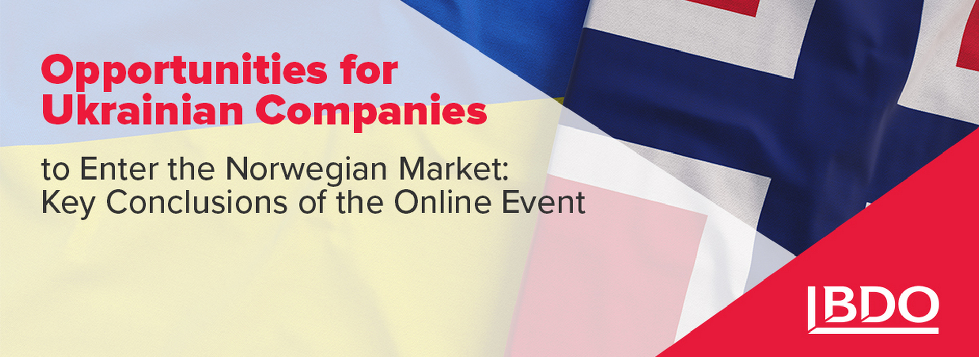 Key Conclusions of the Event Regarding Opportunities for Ukrainian Companies to Enter the Norwegian Market