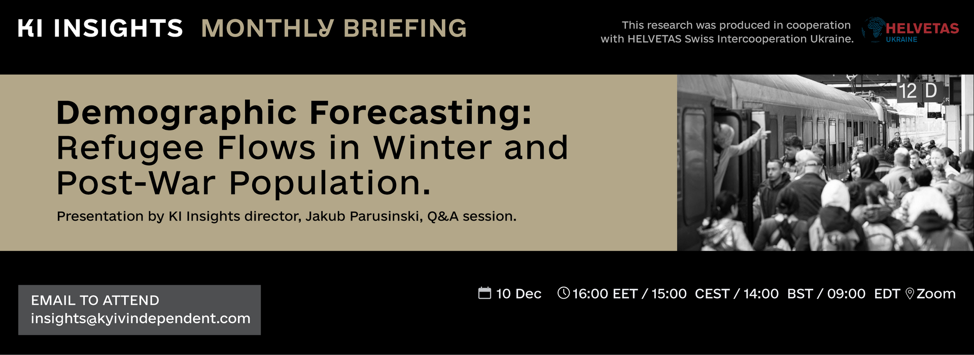 Прогнозування демографії України – онлайн-брифінг від KI Insights