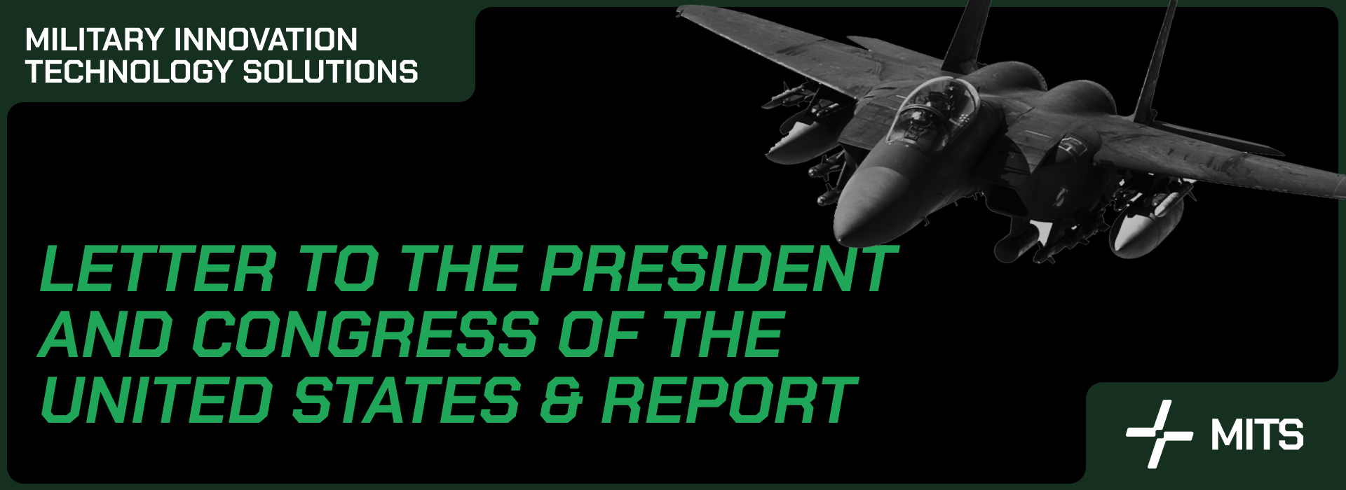 Letter To The President and Congress Of The United States & Report on Ukraine’s Defense Industry: America’s Strategic Advantage