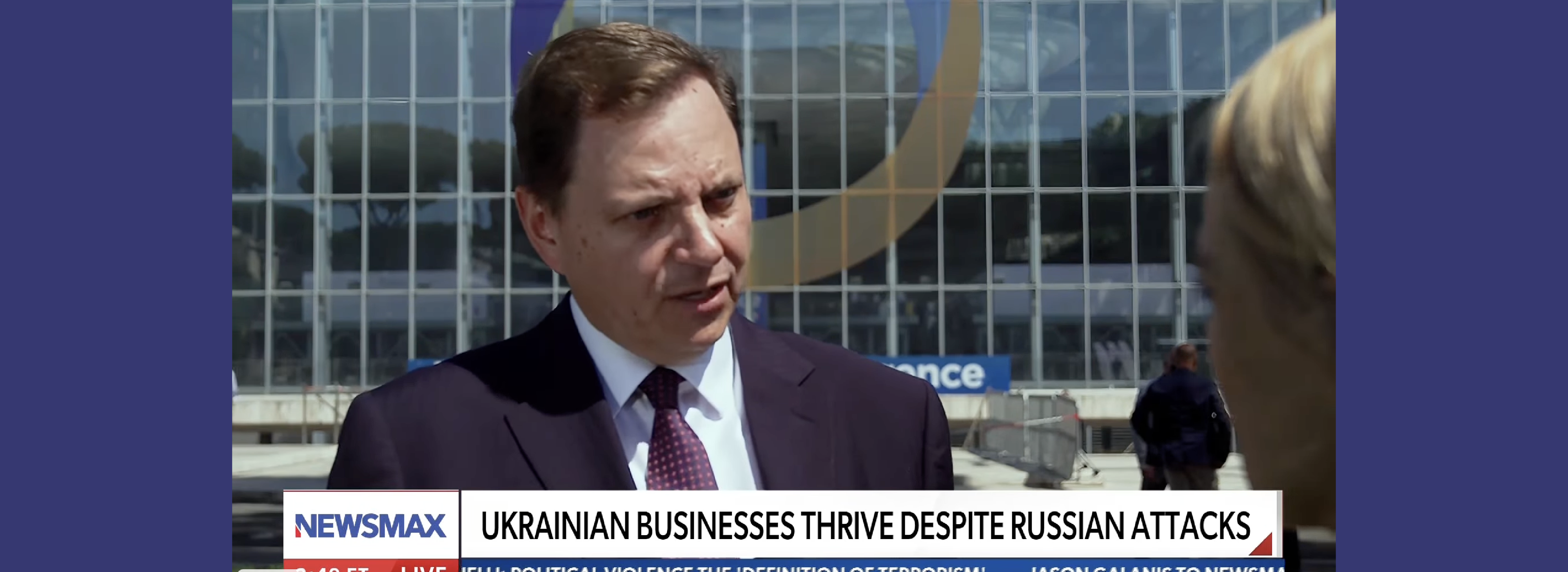 Interview by AmCham Ukraine President Andy Hunder for NEWSMAX