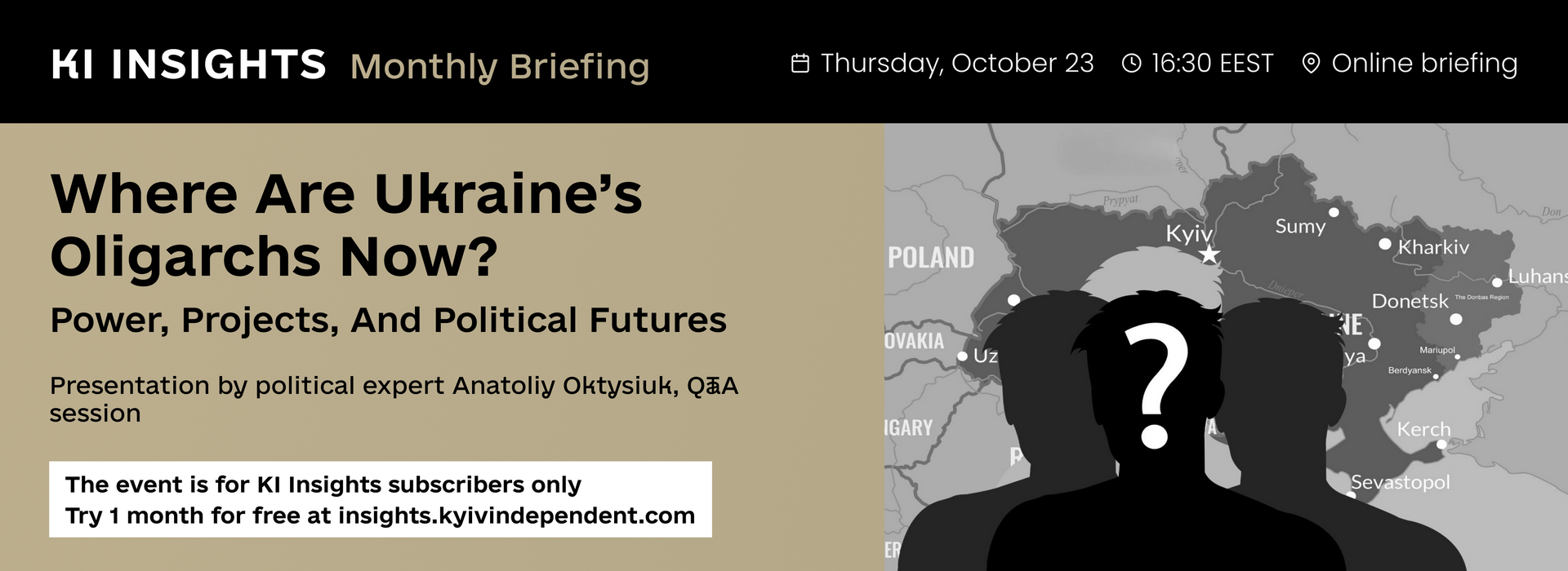 Брифінг KI Insights «Де зараз українські олігархи? Влада, плани на політичне майбутнє»