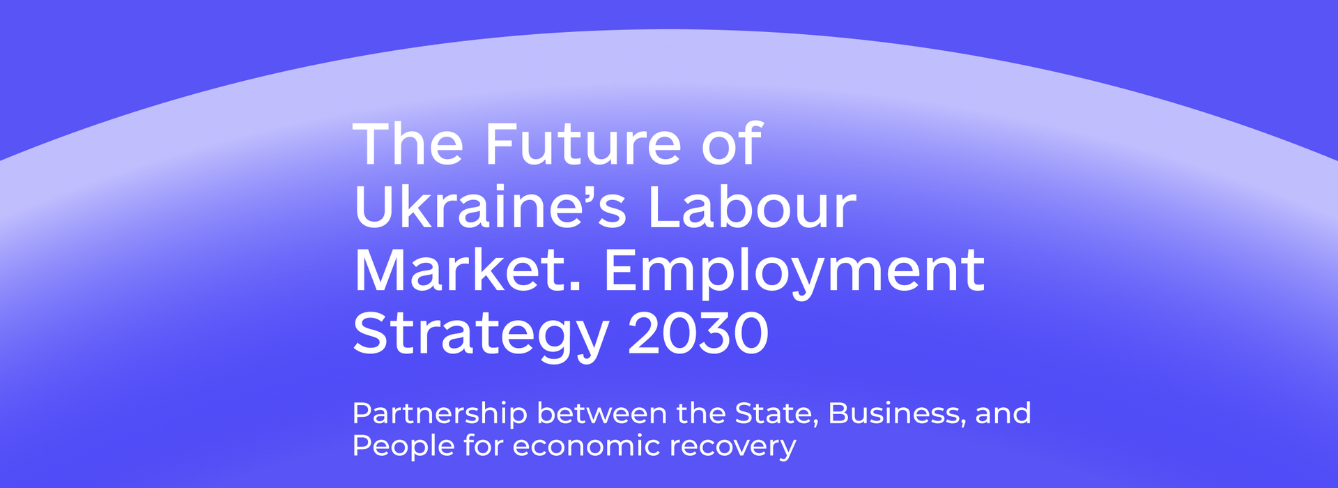 Presentation of the Employment Strategy of Ukraine