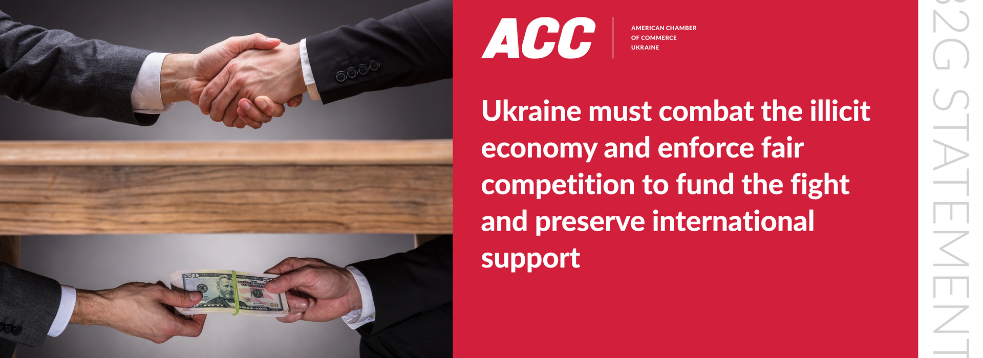 Ukraine must combat the illicit economy and enforce fair competition to fund the fight and preserve international support