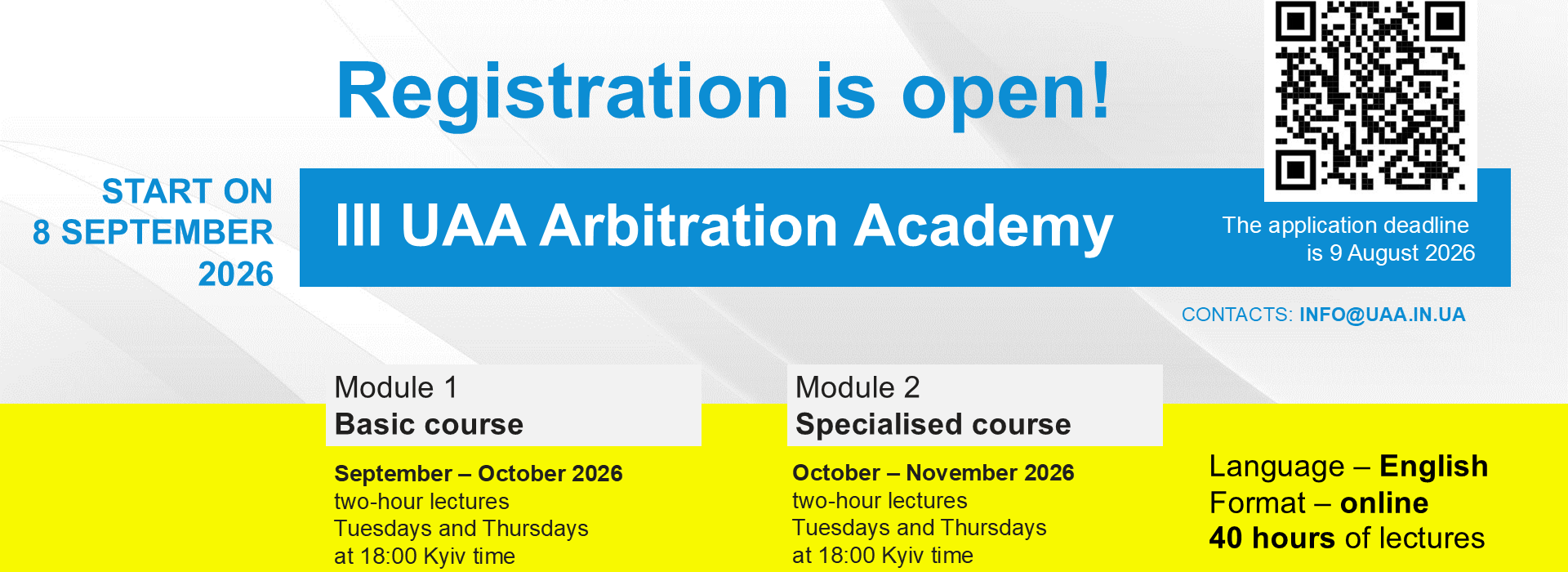 III UAA Arbitration Academy