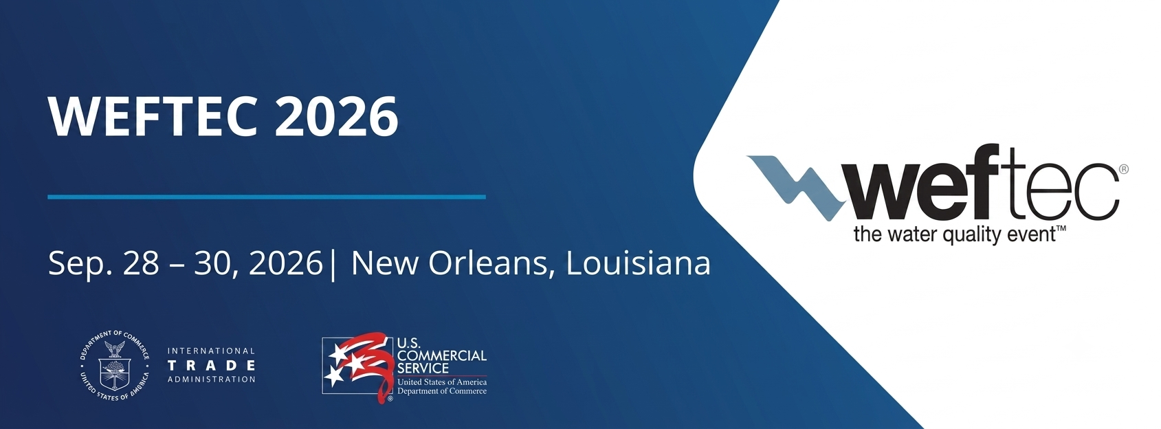 Water Environment Federation's Technical Exhibition and Conference 2026 (WEFTEC 2026)